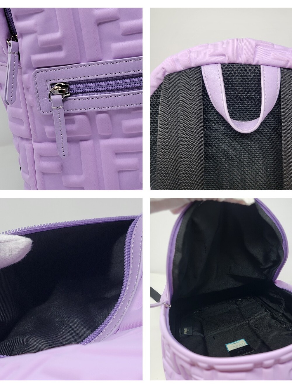 FENDI Roma FF Embossed Econyl Backpack - Picture 7 of 11